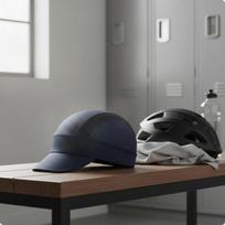 Biking Cap QuickDry Duckbill Breathable Helmet Liner for Cyclists, Outdoor, Summer Navy Blue
