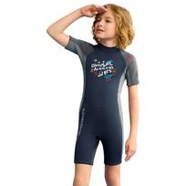 DIVESAIL 2.5mm Kids Neoprene Wetsuit Diving Snorkeling Surfing Winter Swimming Boys Full Body Thermal Protection Small