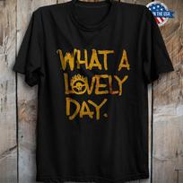 Inspired By Mad Max What A Lovely Day T Shirt Retro Action Movie Series L