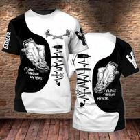 Fashion New Customized Barber Men's T-shirt Street Element Round Neck Plus Size Comfortable Short sleeved Top XXS