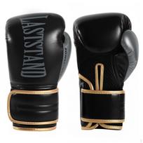 Training Boxing Gloves Reinforced Stitching Sparring Hook and Loop Strap Black 14OZ