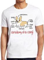 Anatomy Of A Corgi Meme Dog Puppy Funny Gamer Movie Tee T Shirt M966 S