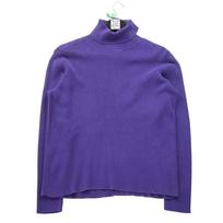Women's Violet Turtleneck Sweater L violetinė