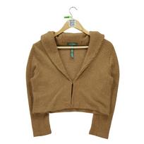 Women's Brown Wool Vest M