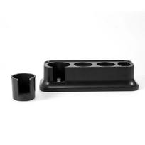 51-58mm Coffee Tamper Station Stand Silicone Holder Coffee Portafiler Distributor & Puck Screen Storage Stand Barista Tools juoda