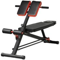 Dumbbell Weight Bench, 7-Level Adjustable Hyper Extension Sit-up Bench, Multifunction Bench Press Gym Bench, Ab Decline Flat Machine 64 x 146 x 85 cm