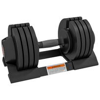Adjustable Dumbbells Set, 4-in-1 Weights Set with Storage Tray, Non-Slip Handle, 6kg, 11kg, 16kg, 20kg 37 x 18 x 18 cm