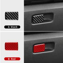 Carbon Fiber Style Storage Organizer for 2007-2014 Skoda Fabia 2 MK2 5J Co-pilot Box / Black Carbon juoda