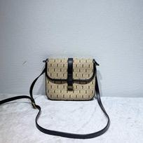 [Pre-Owned] Ysl Monogram Vintage Gold Buckle Logo Canvas And Leather Camera Bag - Fair #ABUF18 ONE SIZE