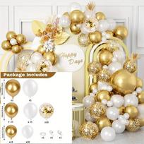 110pcs White Wedding Balloon Set, Wedding, Birthday, Anniversary, Party Decoration, Indoor and Outdoor Decoration Scene Set Other