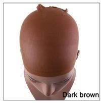 2 Pieces/Pack Elastic Casua Cosplay Elastic Wig Caps Hairnets Costume Party Dark Brown