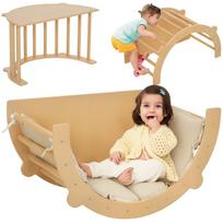 Climbing Arch, Rocker, Ladder, Swing with Cushion, for 1.5-4 Years, up to 50 kg 90 x 52 x 50 cm