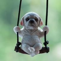 Decoration Car Pendant Swing Dog Car Hanging Trend Auto Interior Accessories  Crafts style 2