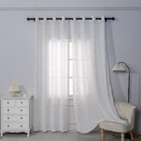 Bonzing užuolaidos, lengvo prabangos svetainei, miegamajam, paruoštos užuolaidos, audiniai, gaivios užuolaidos, prancūziškos užuolaidos 130*100 žvaigždė