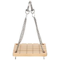 Wooden Pet Hamster Swing Hanging Bed Hammock Cage Exercise Molar Toy