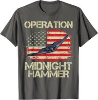Operation Midnight Hammer USA Flag Midnight Hammer Unisex T-Shirt 3XL