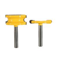 2 vnt. medžio frezavimo bitai 1/4  1/2  kotas arkiniam grindų sujungimui frezavimo bitai medžio apdirbimui frezavimo galvutės 12.7mm