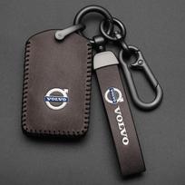 Suitable for Volvo key cover xc60s90s60xc90v40v90s60l leather car high-end female shell buckle
