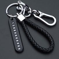 Anti Loss Pendant Phone Number Tag, High-Quality Car Keychain, DIY Digital Accessories Gift For Keychains
