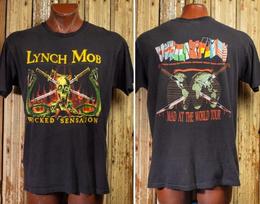 Style Lynch Mob Mad At The World Tour Concert T Shirt 1990 Reprint BL1199 L