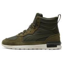 Puma Graviton Mid Unisex Forest Night Green Sneakers 383204-02 EU 35.5