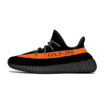 Adidas Originals Yeezy Boost 350 Abrasion Resistant Low top Casual Shoes Unisex Black Orange HQ7045(Team578-) 36