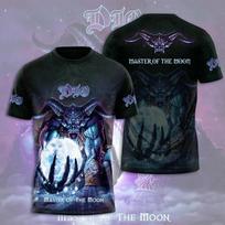 Heavy Metal Rock Band Dio 3D Printed T-shirt Men Women Fashion Harajuku Short Sleeve Tops Tee Hip Hop Tshirt Dio Funnny Clothing XXS