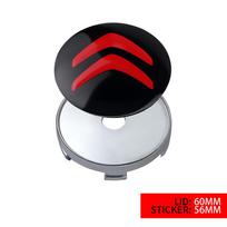 4pcs 60mm Car Emblem Wheel Center Cap Rim Hubs Dustproof Covers For Citroen C1 C3 C4 Grand Picasso C4L C5 C6 C8 VTS Accessories For CITROEN&4PCS 60mm Caps