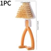 1PC gap cleaning brush triangle brush foldable kitchen drain rack net basket stove bathroom drain cleaning