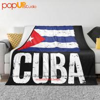 Kuba Notflagge Kubanisch Kubano Ultra-Soft Blanket Quilt Winter Sofa Cover Bed Covers Size: 75*100cm, Weight: 230 GSM
