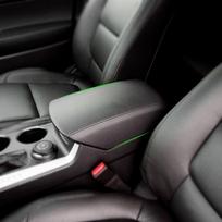 Soft Leather Armrest Cover For Ford Explorer 2011 - 2017 2018 Car-styling Center Control Armrest Box Skin Cover Sticker Trim B-r sticky type
