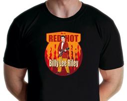 Billy Lee Riley - He Is Red Hot T-shirt (Jarod Art) 4XL