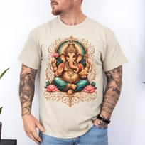 Ganesha Shirt: Hindu God T-Shirt | Lord Ganesh Spiritual Unisex Tee | Yoga Meditation Shirt | Boho Spiritual Gift for Spiritual Seekers 3XL