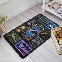 Aircraft Evolution Showcase Pattern Rug Floor Mat for Living Room or Bedroom Soft and Comfortable Carpet a Gift for Birthday and Holiday. 40x60cm( 15x23in ) įvairiaspalvis