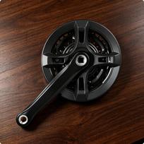 Mountain Bike Crankset Easy Gearing Triple Chainring Crank Arm Set