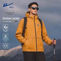 Warrior Hooded Outdoor Windproof Waterproof Windbreaker Jacket M