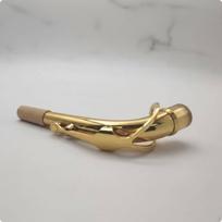 Alto Sax Bend Neck Golden Brass Wind Instrument Part