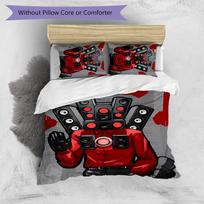 skibidi toilet Printed 3PCS Bedding Set Soft Breathable Duvet Cover Pillowcases Set Washable Bedroom Decor Home Gift 135cm*200cm