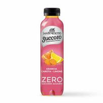 Citrusinių ir morkų gėrimas be cukraus succoso 400ml - san benedetto