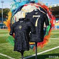 2026 Specialus leidimas Vyriški futbolo marškinėliai Vasaros sportinė apranga Greitai džiūstantys futbolo treniruočių marškinėliai Portugalijos stilius S black