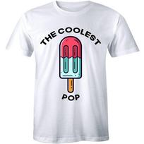 Mens Coolest Pop Funny Best Dad Ever Cool Popsicle Pun T shirt XXXXL