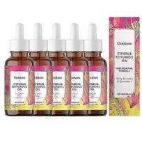 Cyperus Rotundus Oil 5-Pack 60ml, Natural Hair Removal Oil for Reducing Body Hair Growth, Moisturizing & Soothing Body Care less