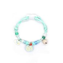 Vibrant Cat Neck Chain Braided Adjustable Pet Necklace with Bells for Charming Cats D