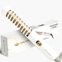Curling Iron, Barrel Creates Classic Curls, Hair Curler for Use On Short, Medium, & Long Hair, White