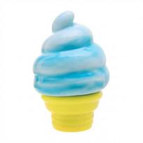 (Blue) Nee Doh Nice Ice Cream Cone Squishy Toy New - In Hand NeeDoh New