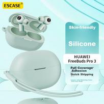 Case for FreeBuds Pro 3, Dragon Year Limited Edition Bluetooth Earphone Storage Case, Liquid Silicone Soft, Shockproof Ultra-Thin Case, Elegant Blue