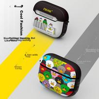 AirPods Pro 2 Case, Apple Pro Second-Generation Earphone Case, Cartoon Wireless Silicone Skin Texture, Fingerprint-Resistant, Jazz Duck Black