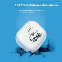 Apple AirPods Pro 2 Case [Surfer Dog] Earphone Case, Wireless Bluetooth Earphone Cover, Non-Slip Creative Anti-Drop Transparent Soft Shell Storage Box