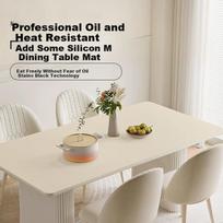 Fengliang Table Mat, Placemat, Waterproof, Oil-Proof, Heat-Resistant Pad, Table Cover, Coffee Table Mat, Cup Coaster, Silicone Mat