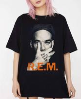 REM Retro T Shirt rock band t-shirt gift for fan M